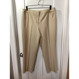 Pendleton Women's Straight-Leg Dress Pants Office Business‎ Career Beige Size 16